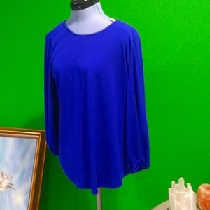 Royal Blue Blouse